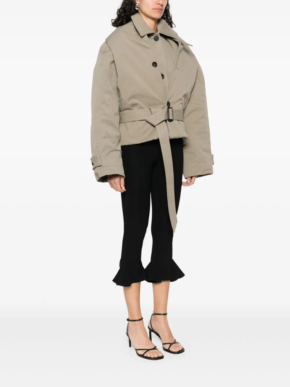 Balenciaga Jack met capuchon Beige