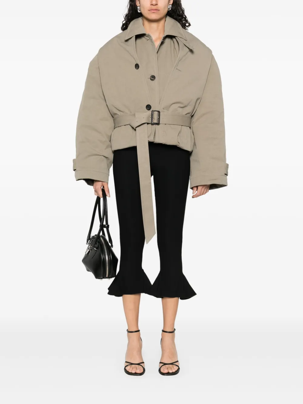 Balenciaga hooded trench jacket | Down Jackets | Image 2