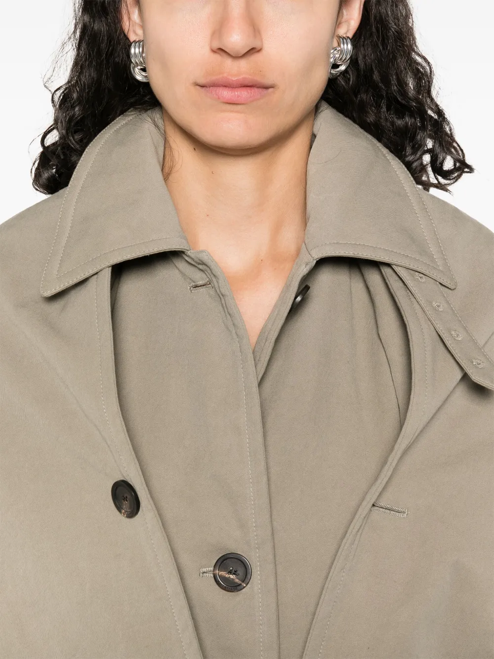 Balenciaga Jack met capuchon Beige