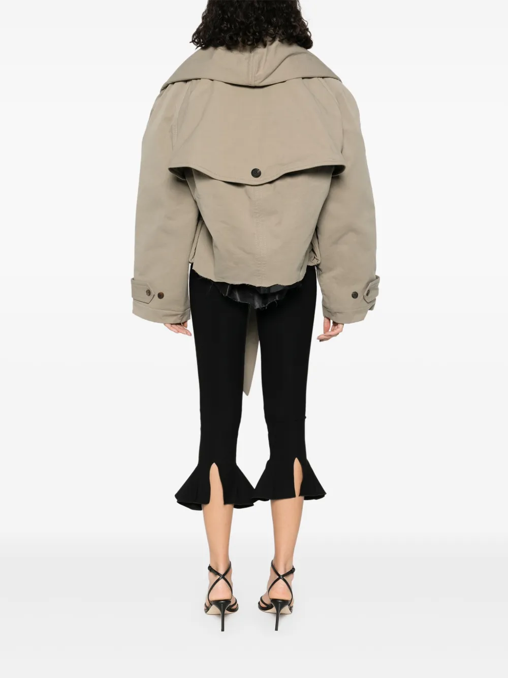 Balenciaga Jack met capuchon Beige