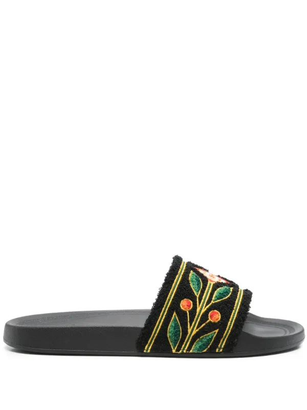Casablanca Laurel サンダル | ブラック | FARFETCH JP