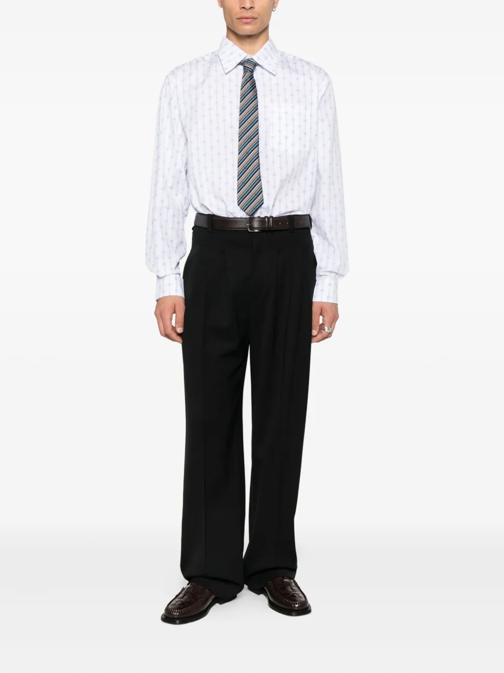 Casablanca monogram shirt - Wit