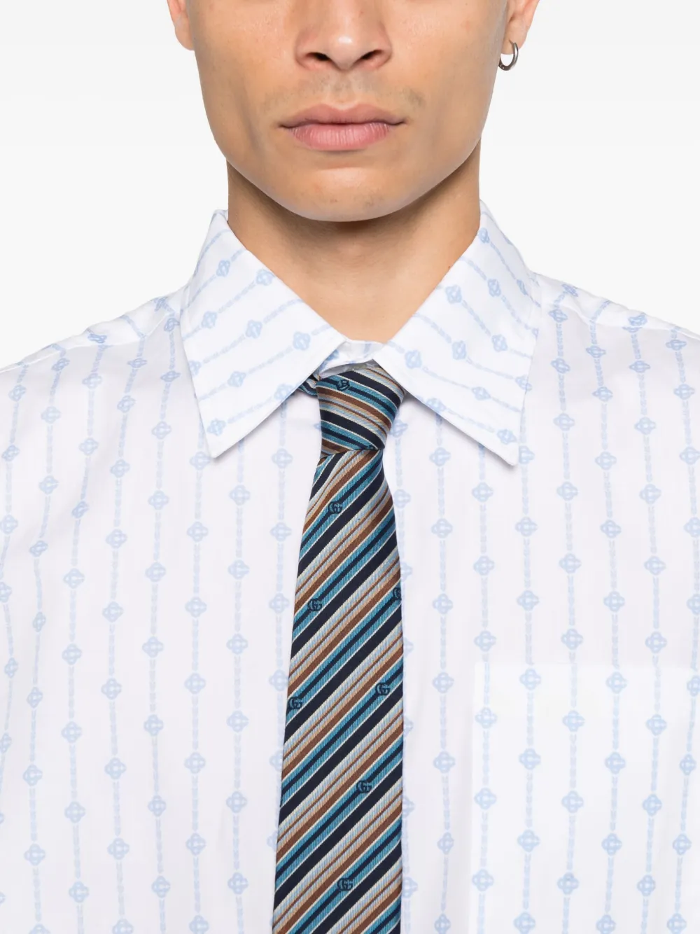 Casablanca monogram shirt Wit