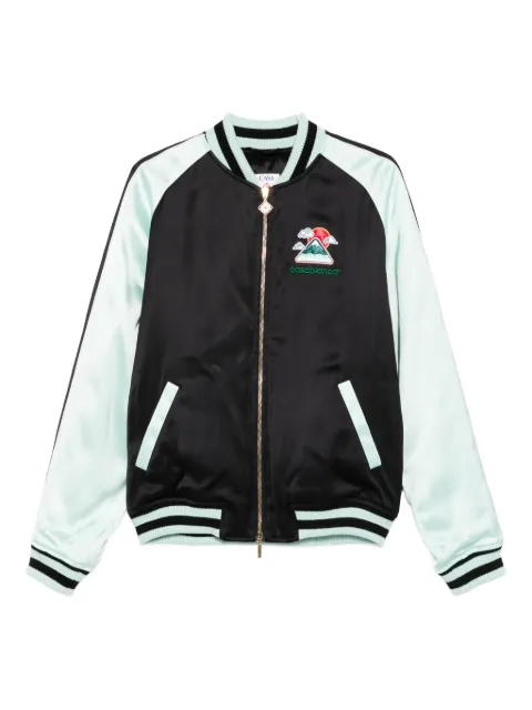 Casablanca embroidered-logo bomber jacket