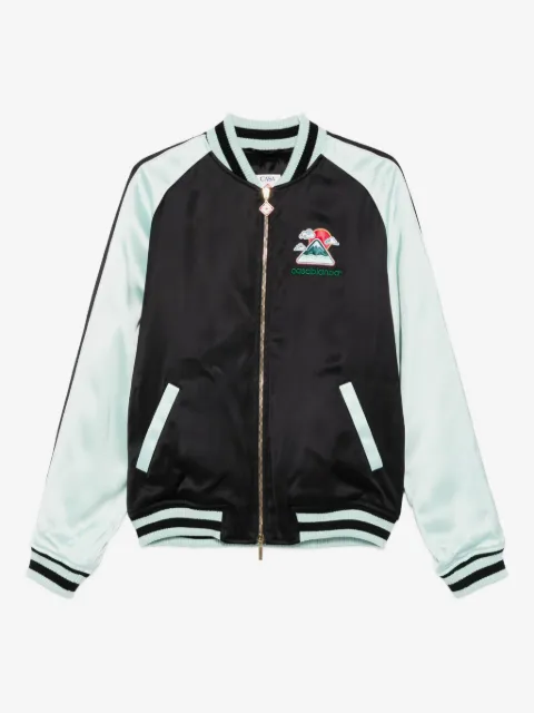 Casablanca embroidered-logo bomber jacket