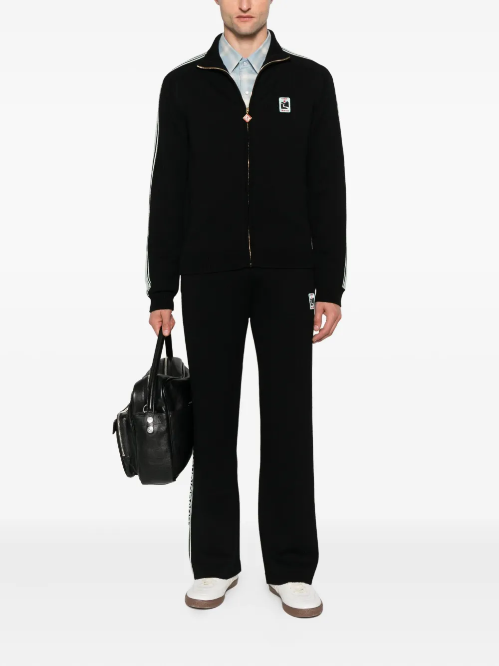 Casablanca merino track pants Zwart