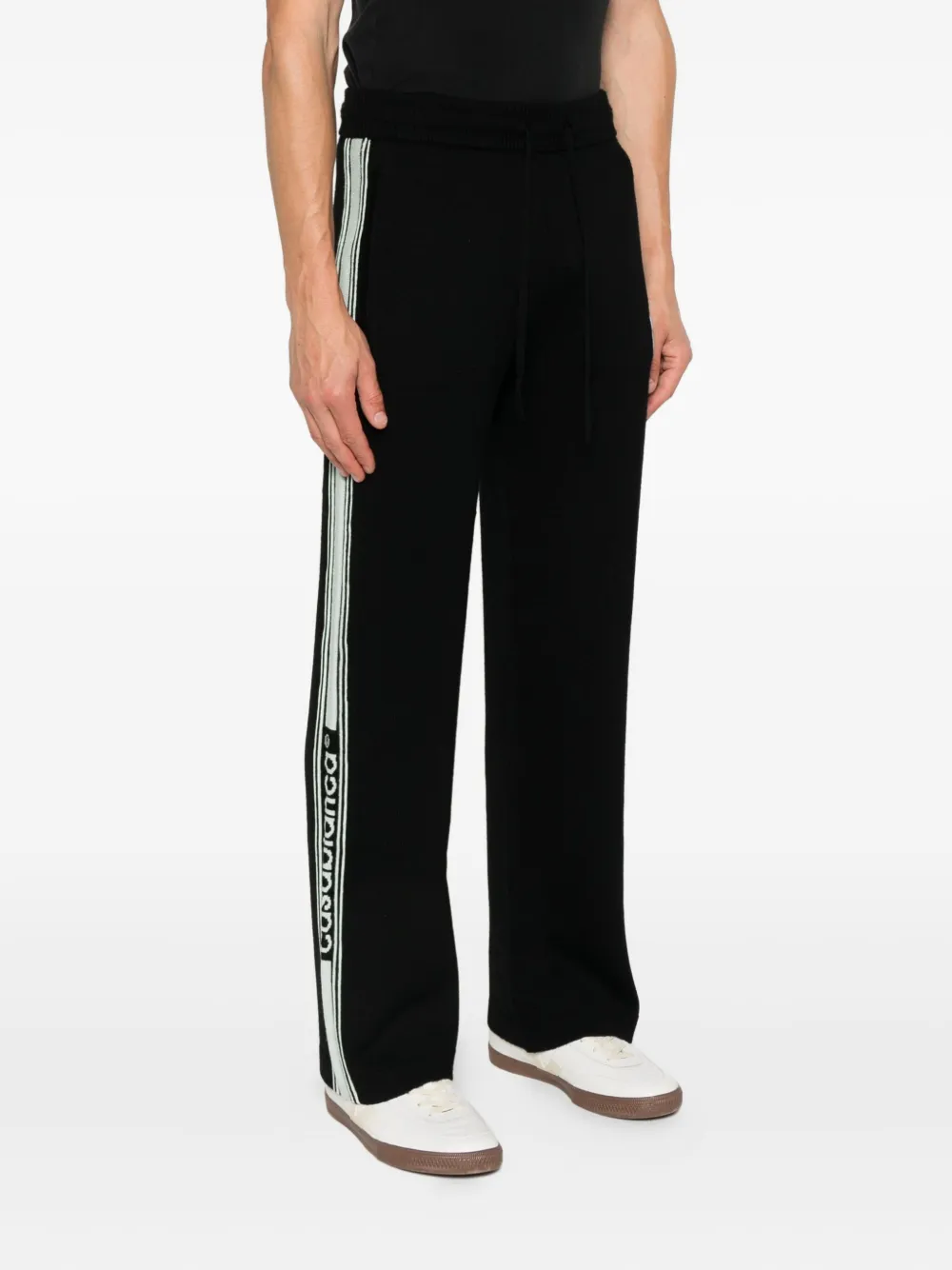 Casablanca merino track pants Zwart
