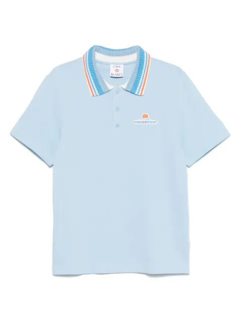 Casablanca organic-cotton polo shirt