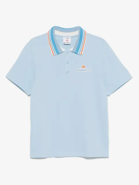Casablanca organic-cotton polo shirt