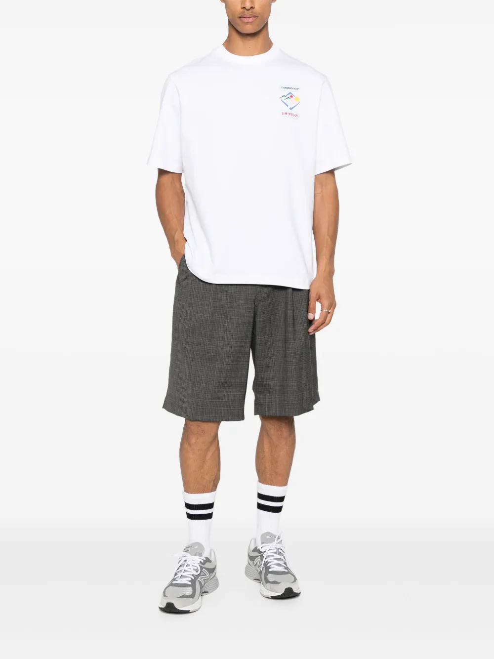 Casablanca organic-cotton t-shirt - Wit