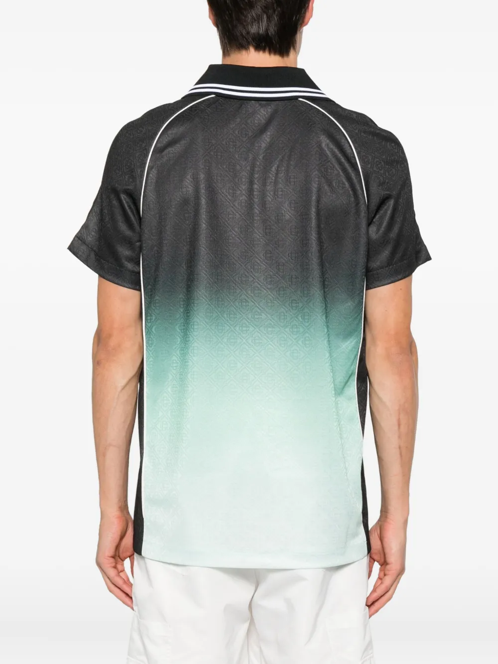 Casablanca gradient T-shirt Zwart