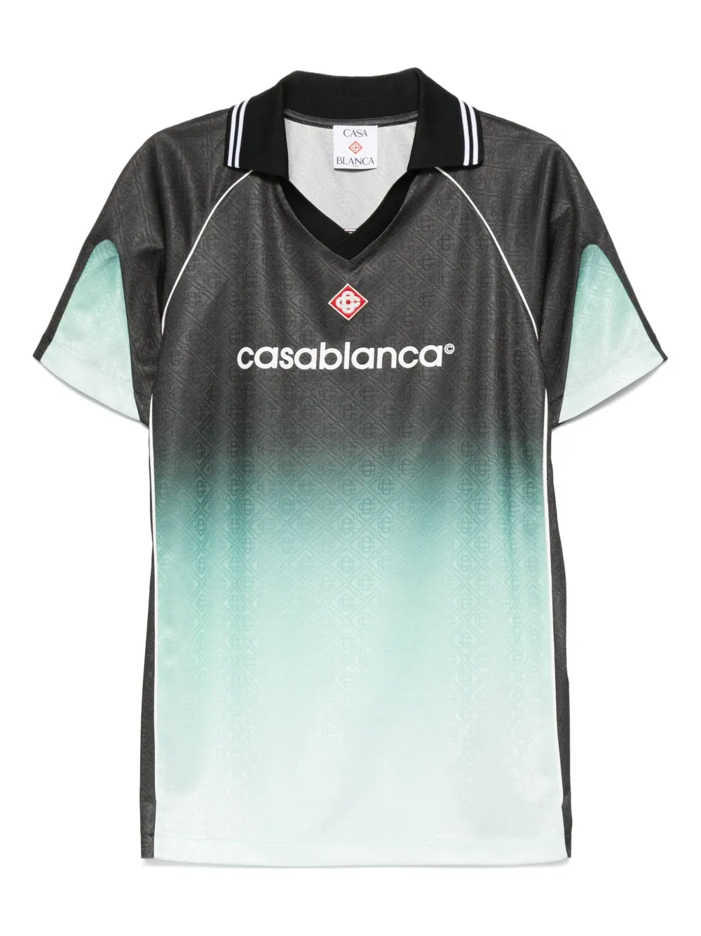 Casablanca gradient T-shirt Zwart