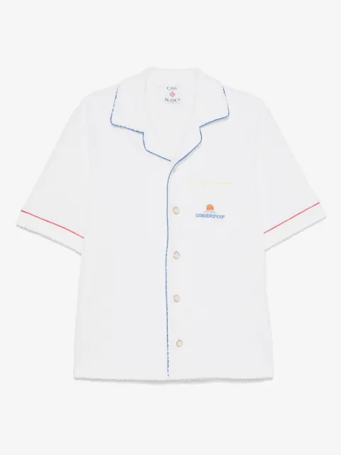 Casablanca monogram jacquard towelling shirt
