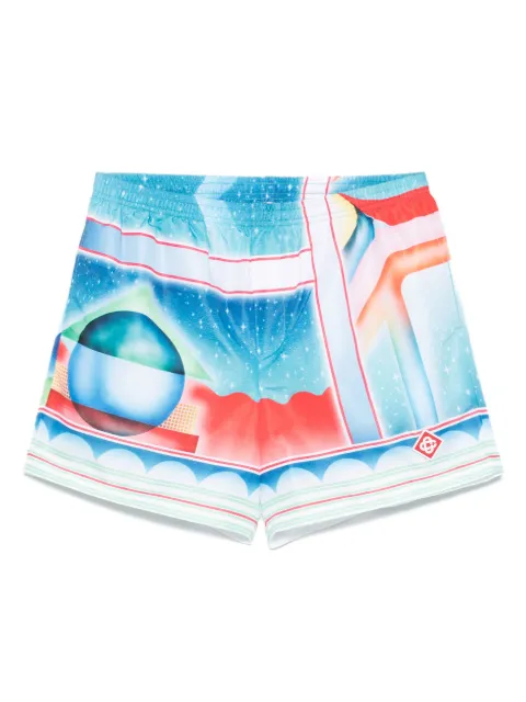 Casablanca graphic-print swim shorts