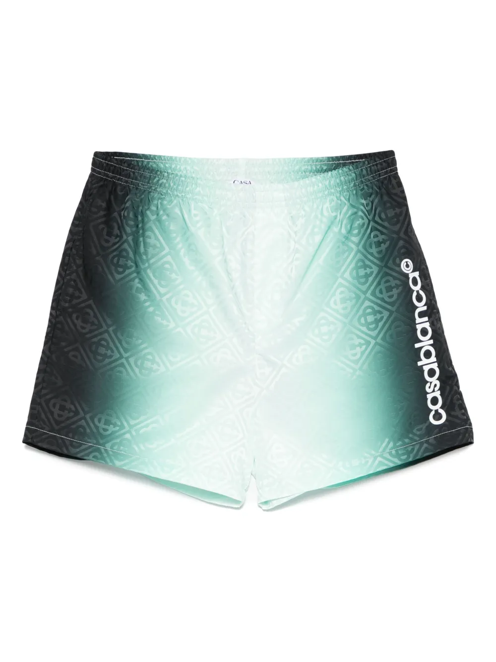 gradient-print swim shorts