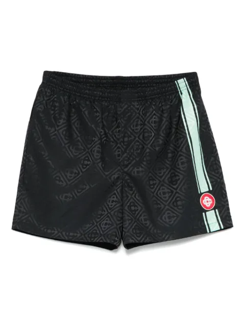Casablanca stripe-jacquard swim shorts