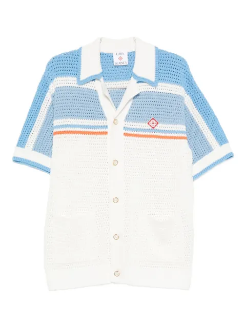 Casablanca camisa con detalle de rayas