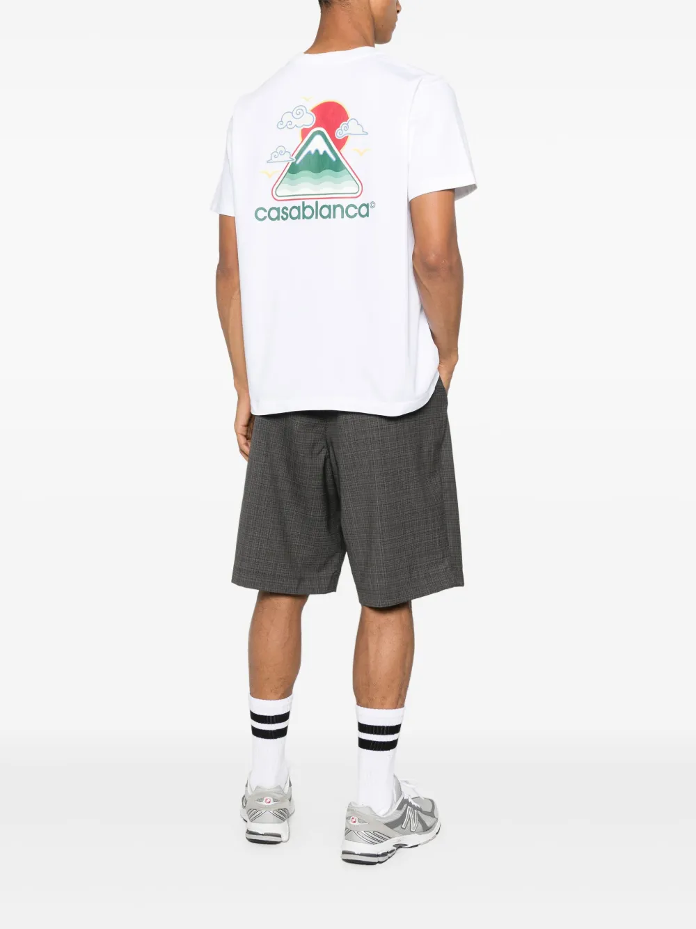 Casablanca Montagne Ondulée t-shirt - Wit