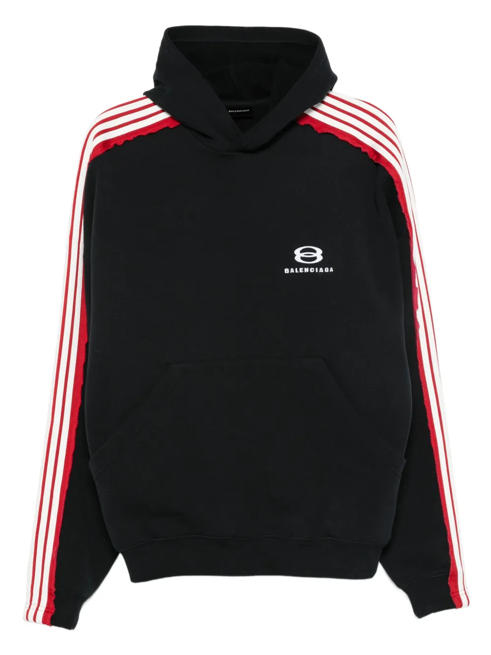 Balenciaga striped hoodie | Black | Image 1