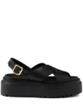 Prada leather sandals - Black