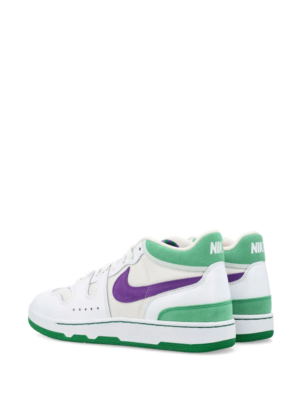 Nike Attack PRM sneakers met vlakken White Hyper Grape Court Green