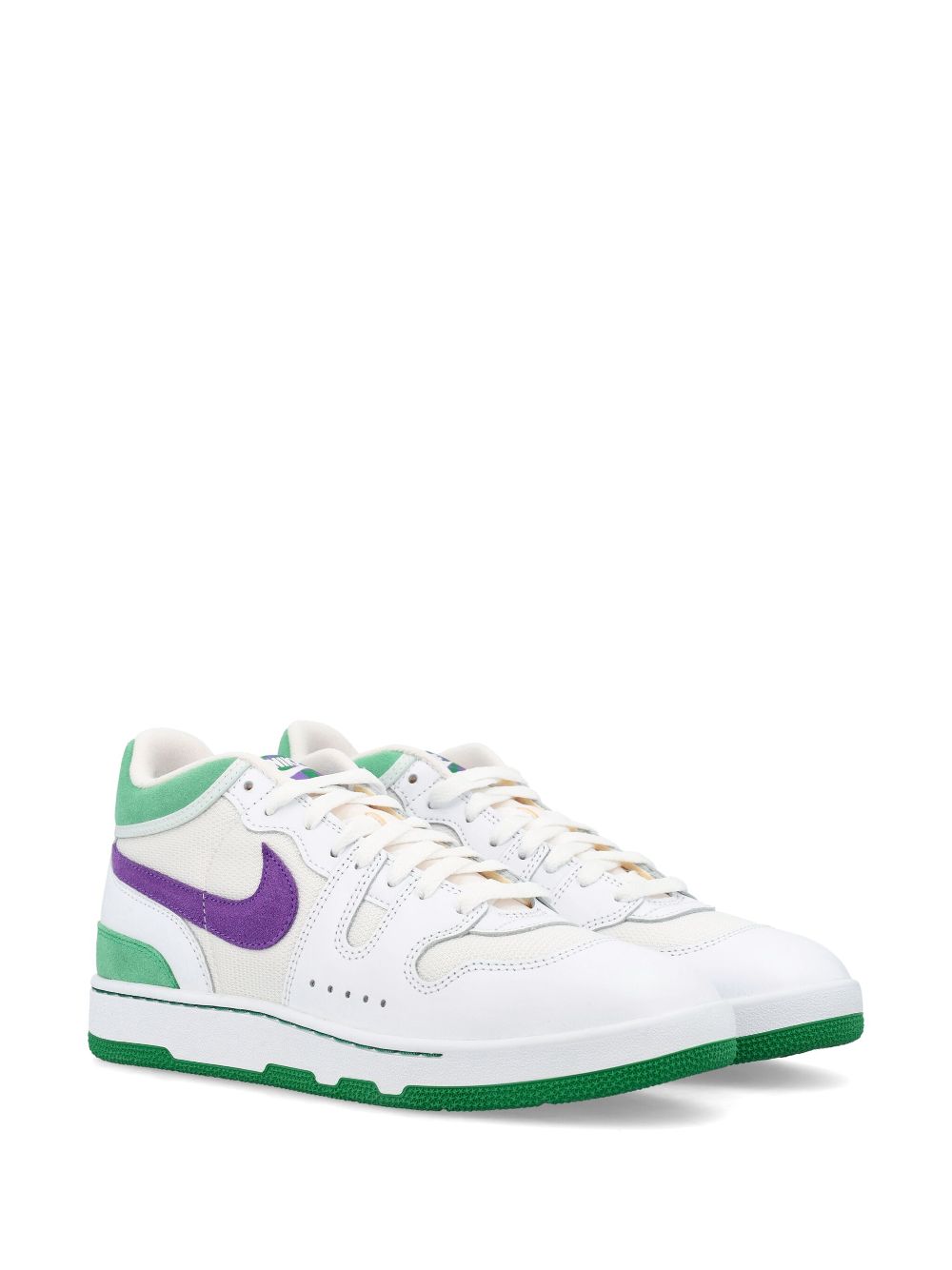 Nike Attack PRM sneakers met vlakken - White/Hyper Grape/Court Green