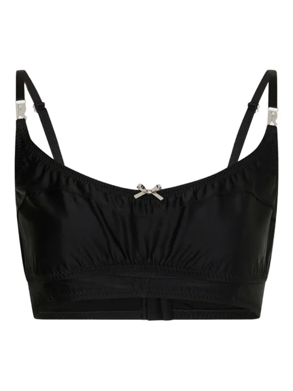 Rabanne Bow-embellished Tank Top in Black