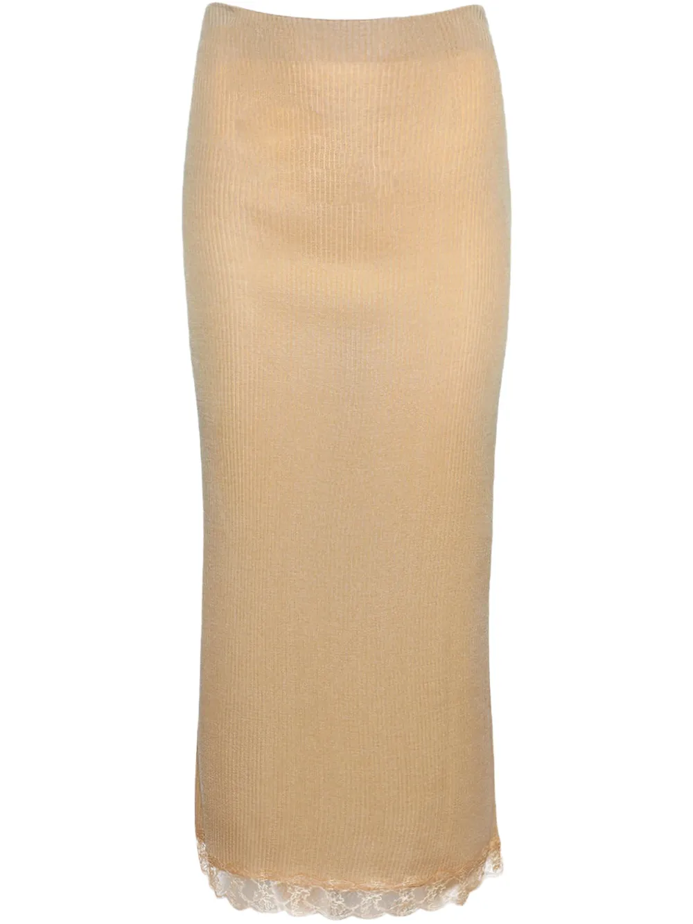 The Row Indira midi-rok Beige