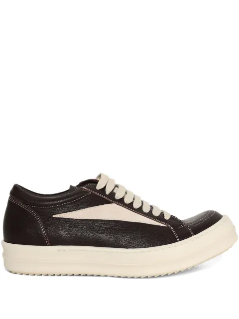 Rick Owens sneakers i læder med snøre
