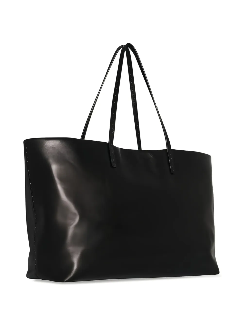 The Row Nuance leren shopper - Bruin