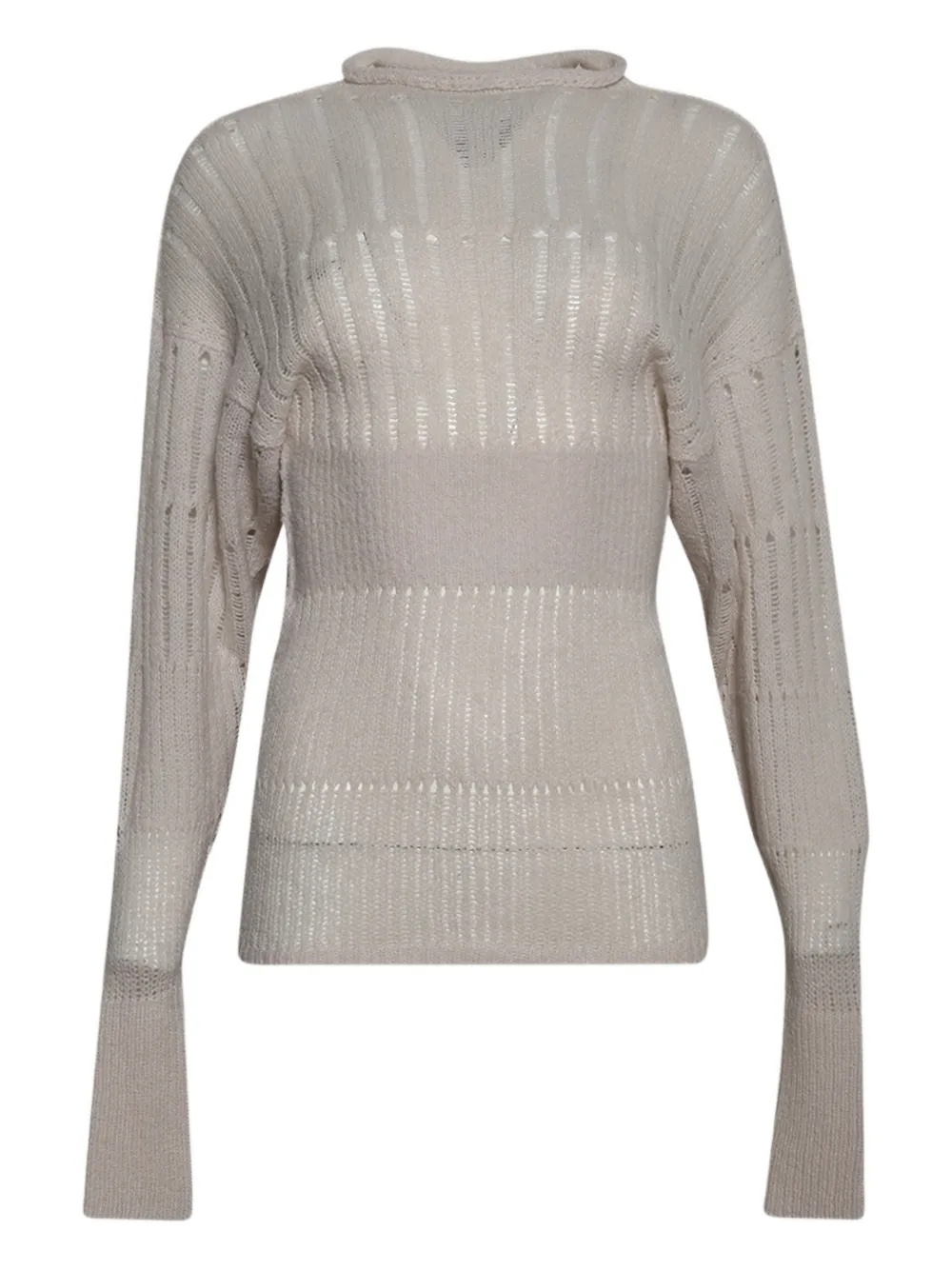 Rick Owens Dafne openwork sweater | Neutrals | Image 1