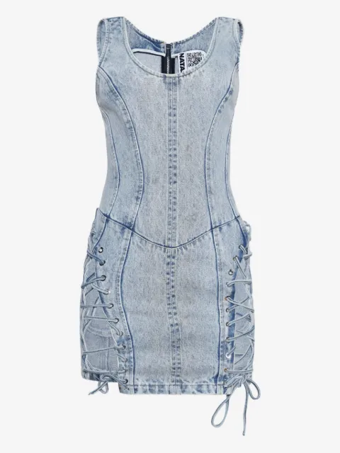 Natasha Zinko Klassisches Jeans-Minikleid