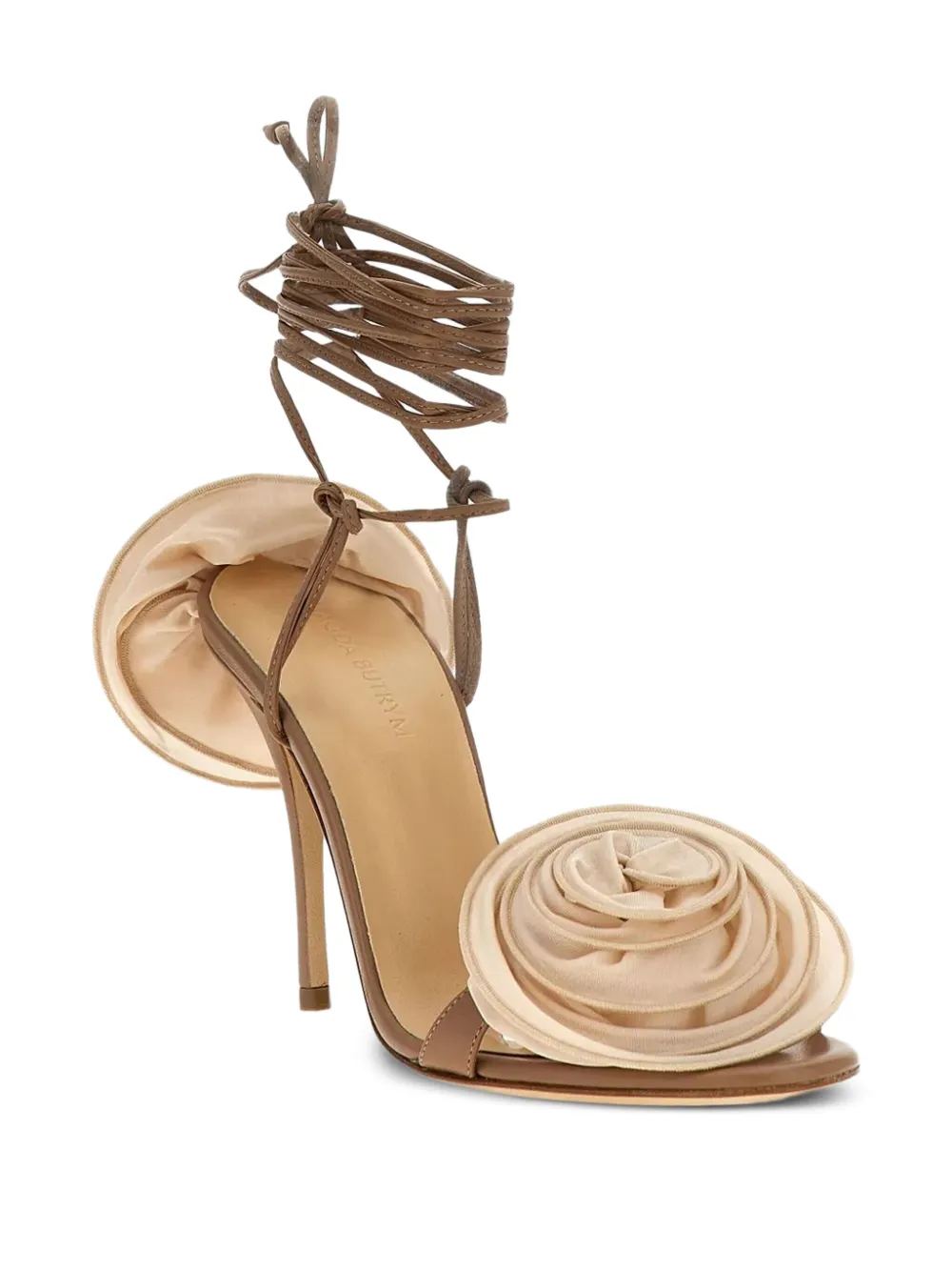Magda Butrym 90mm rose-detail lace-up sandals | Heeled Sandals | Image 2