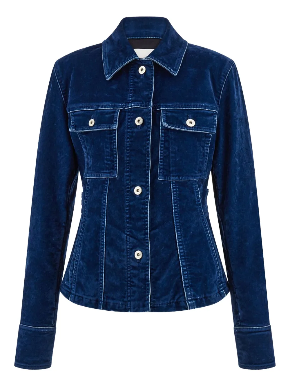 Ferragamo Button-fastening Flap-pocket Jacket