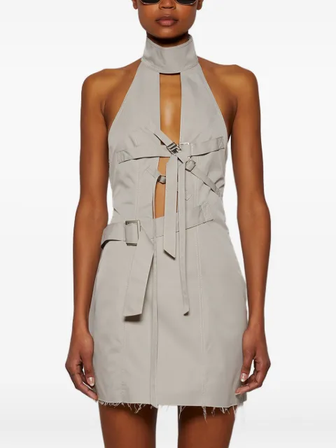 Natasha Zinko halterneck buckle-fastening dress