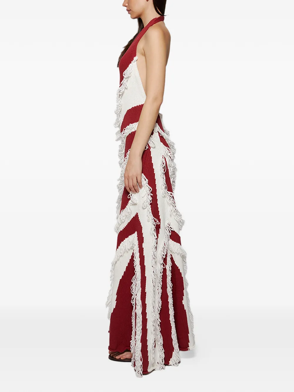 Diotima Roaring maxi dress - Rood