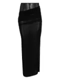 Christopher Esber corset draped skirt - Black