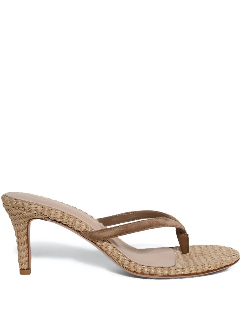 Gianvito Rossi 80mm Suede Heeled Sandals In Brown