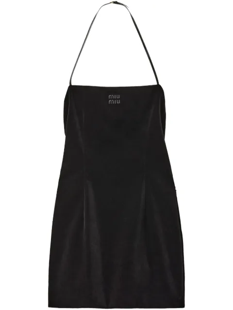 Miu Miu velvet mini dress