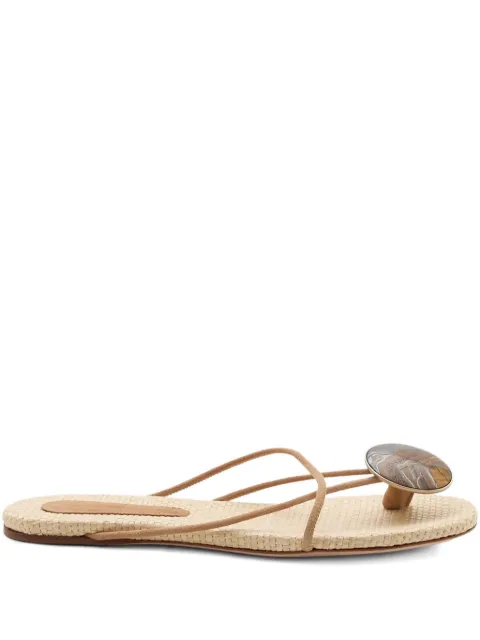 Christopher Esber Doma stoned flat sandals