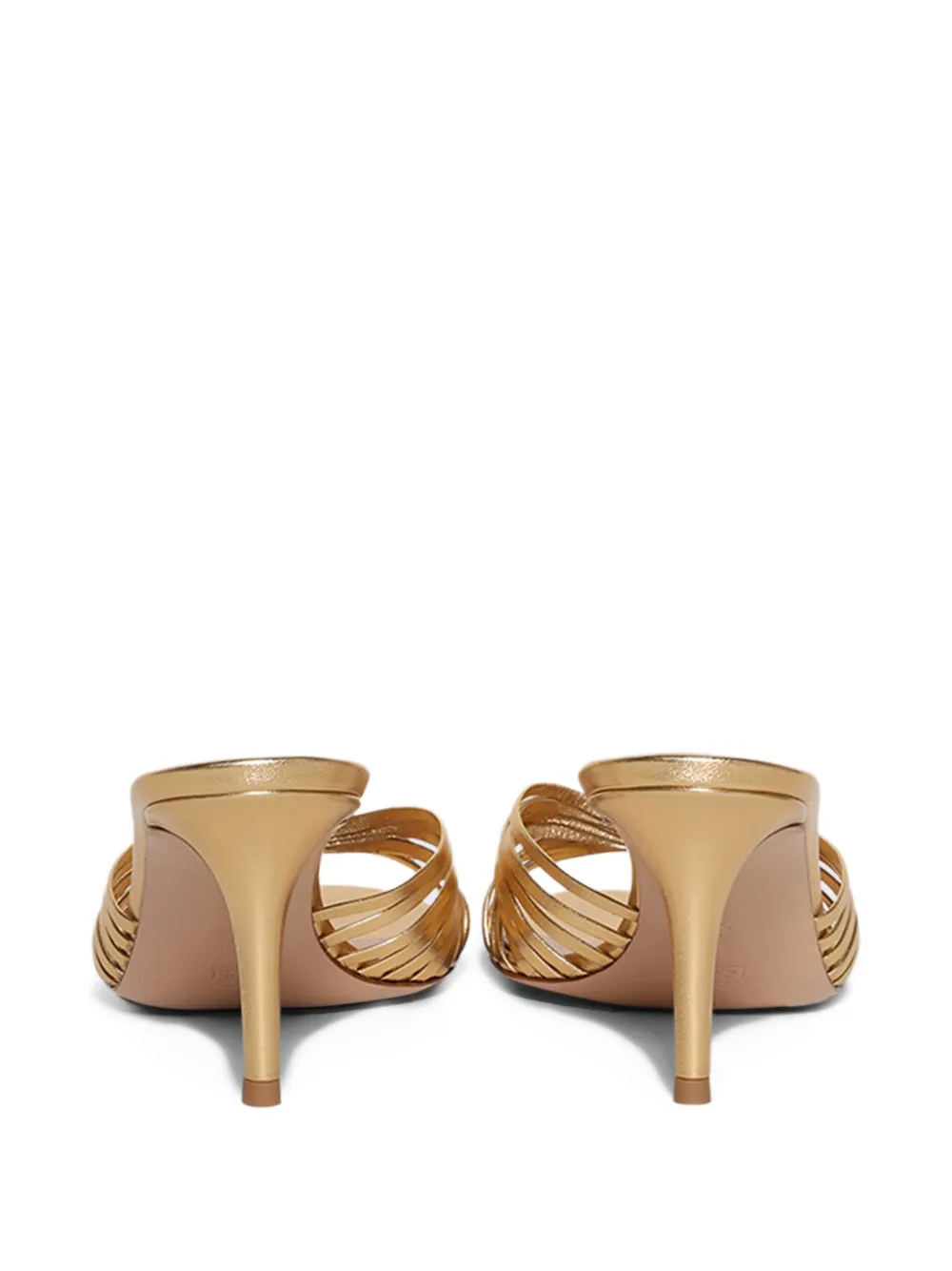 Gianvito Rossi leather-trimmed knotted mules | Heeled Pumps | Image 2