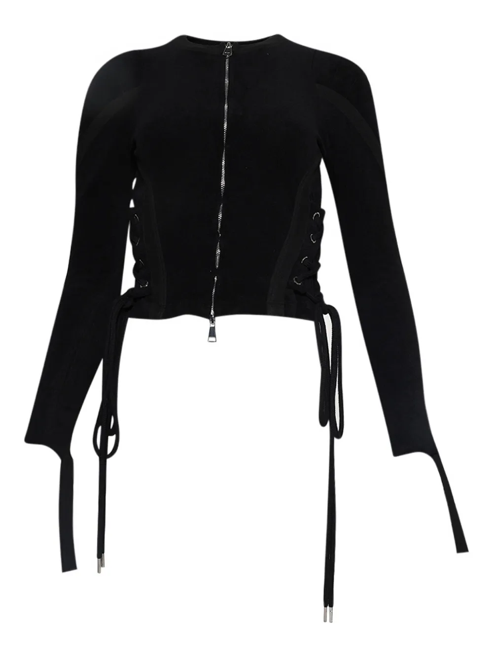 Natasha Zinko towelling muscle top Zwart