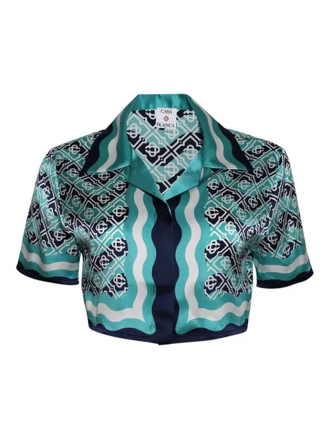 Casablanca Monogram Wave shirt