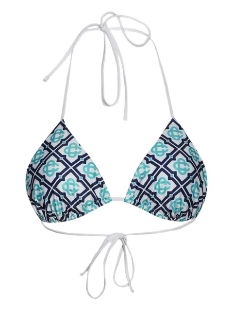 Casablanca Monogram bikini top 