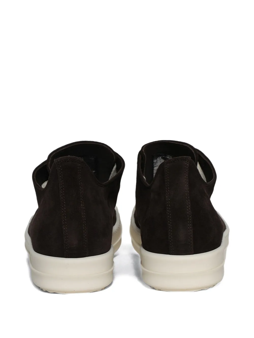 Rick Owens suede low-top sneakers Brown