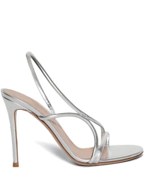 Gianvito Rossi 100mm slingback leather sandals
