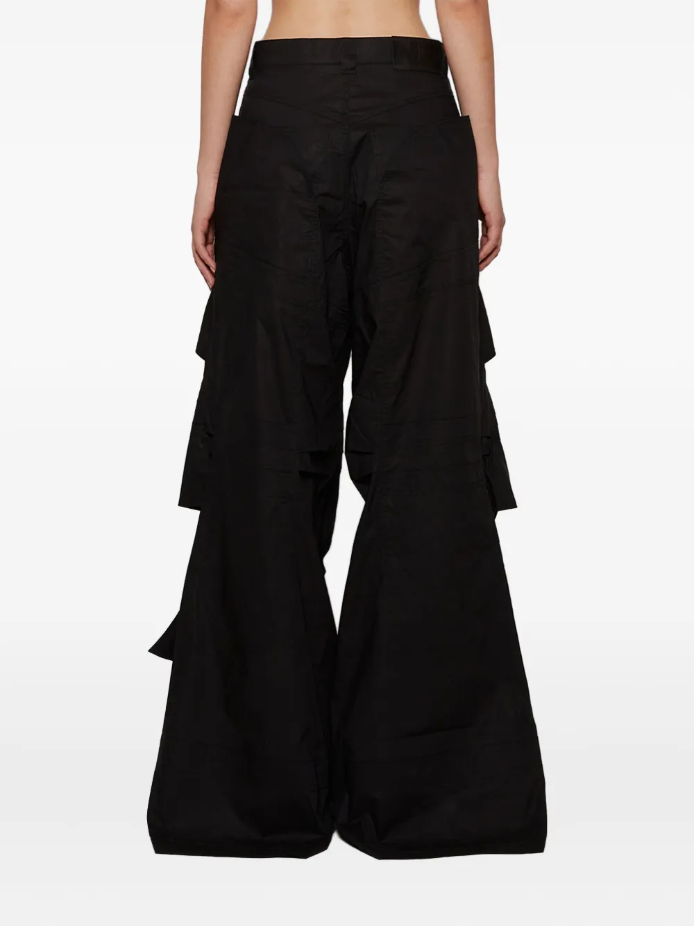 Natasha Zinko Spacesuit layered-pocket trousers Zwart