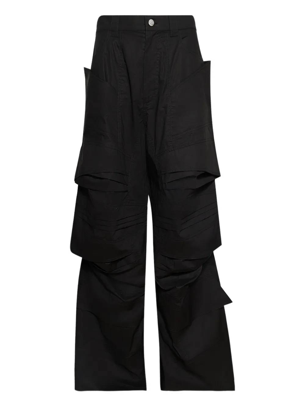 Natasha Zinko Spacesuit layered-pocket trousers Zwart