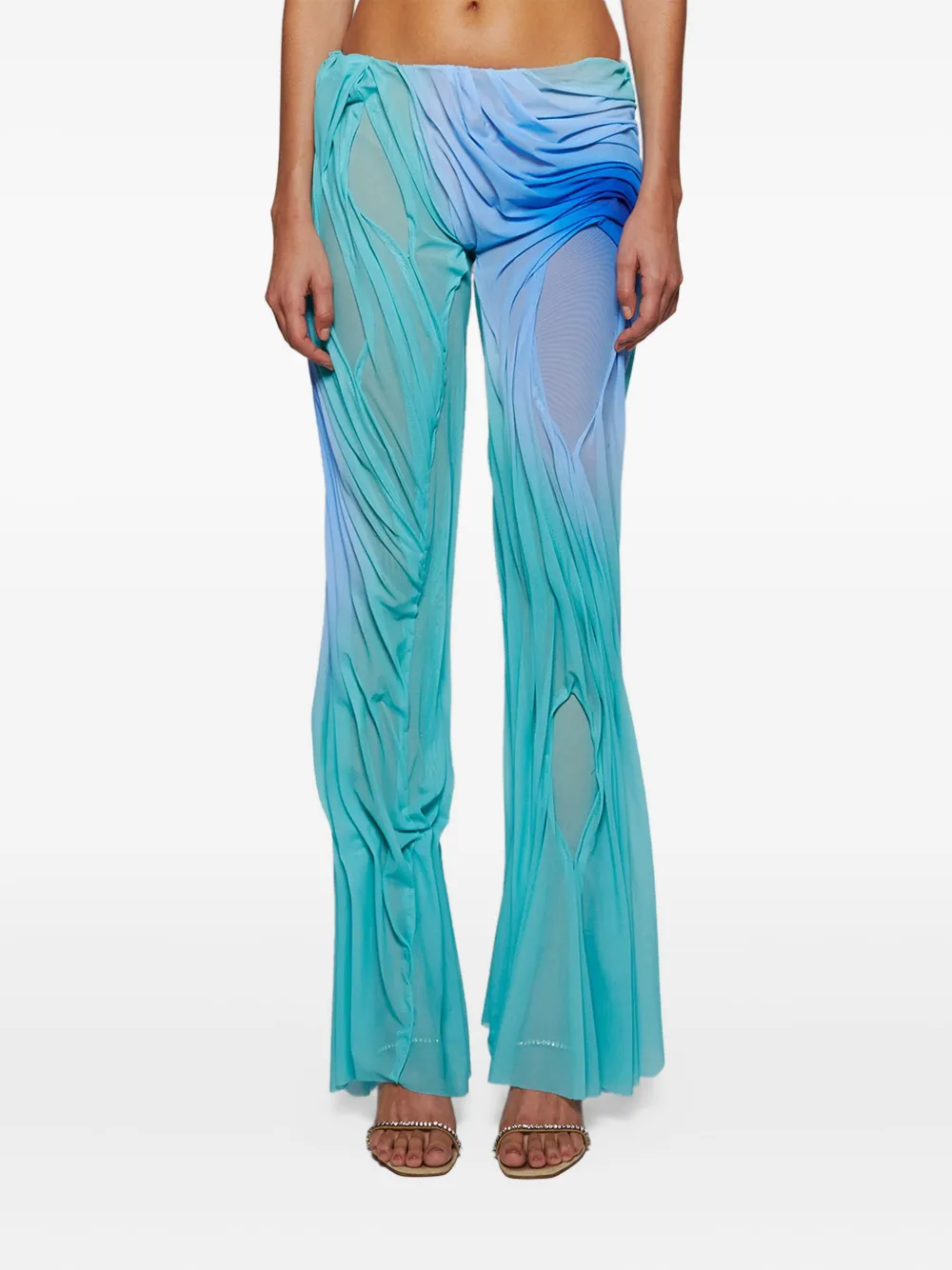 Di Petsa Broek met kleurverloop Blauw