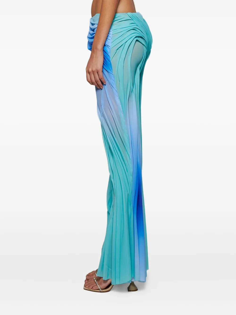 Di Petsa Broek met kleurverloop Blauw